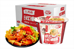 国家“十三五”薯类方便主食光友红油面皮,皮一下很开心